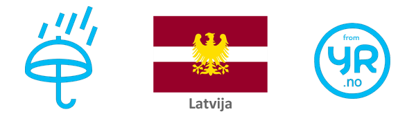 Погода в Латвии из Норвегии